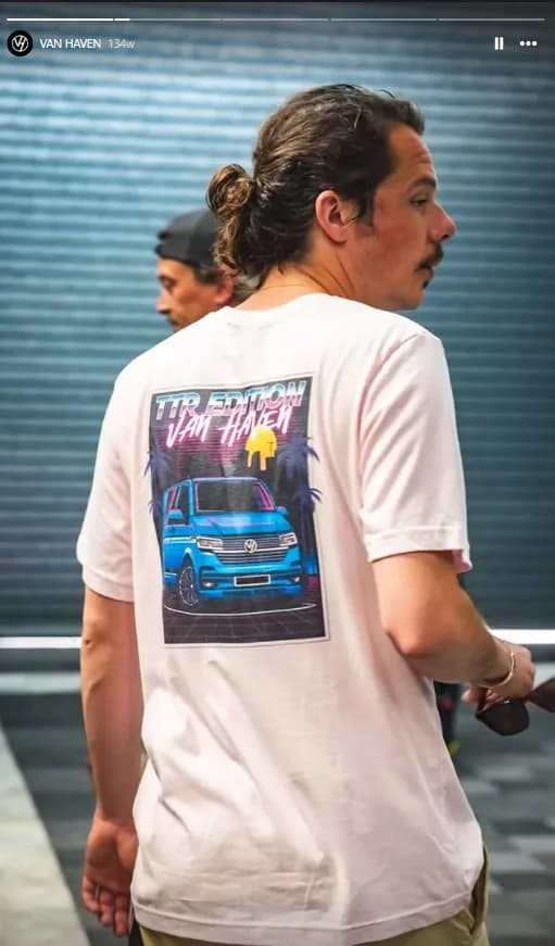 Kaos Van Haven: VW van edisi TTR, Ilustrasi kaos klien